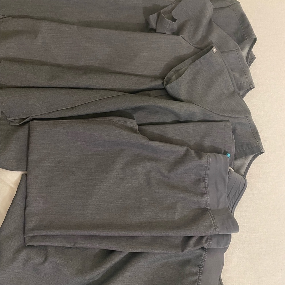 2 Figs scrubs set size medium graphite